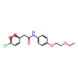2-(4-chlorophenyl)-N-[4-(2-ethoxyethoxy)phenyl]acetamide