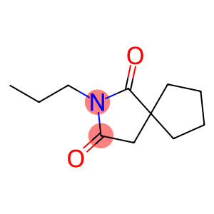 2-Azaspiro[4.4]nonane-1,3-dione, 2-propyl-
