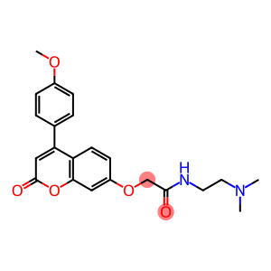 N-[2-(dimethylamino)ethyl]-2-{[4-(4-methoxyphenyl)-2-oxo-2H-chromen-7-yl]oxy}acetamide