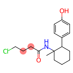 Butanamide, 4-chloro-N-[2-(4-hydroxyphenyl)-1-methylcyclohexyl]-