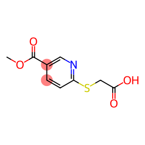3-Pyridinecarboxylic acid, 6-[(carboxymethyl)thio]-, methyl ester