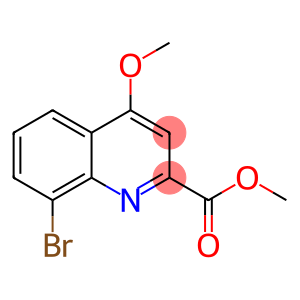 2-Quinolinecarboxylic acid, 8-bromo-4-methoxy-, methyl ester