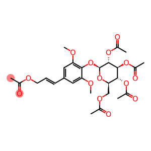 (2E)-3-{3,5-Dimethoxy-4-[(2,3,4,6-tetra-O-acetyl-β-D-glucopyranosyl)oxy]phenyl}-2-propen-1-ylacetate