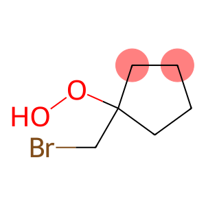 Hydroperoxide, 1-(bromomethyl)cyclopentyl (9CI)