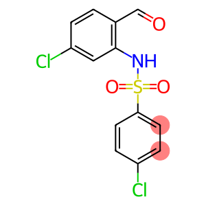 4-chloro-N-(5-chloro-2-formylphenyl)benzenesulfonamide