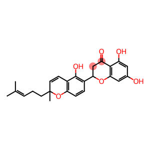 (-)-5,5,7-Trihydroxy-2-methyl-2-(4-methyl-3-pentenyl)-2,6-bi[2H-1-benzopyran]-4(3H)-one