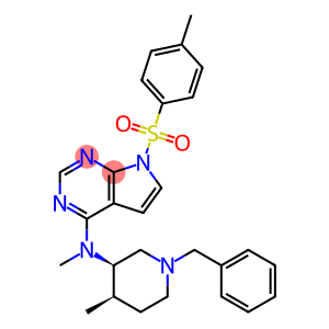 N-((3R,4R)-1-benzyl-4-methylpiperidin-3-yl)-N-methyl-7-tosyl-7H-pyrrolo[2,3-d]pyrimidin-4-amine