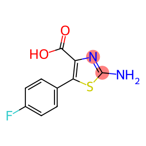 2-amino-5-(4-fluorophenyl)thiazole-4-carboxylic acid