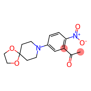 1-[5-(1,4-DIOXA-8-AZASPIRO[4.5]DEC-8-YL)-2-NITROPHENYL]-1-ETHANONE