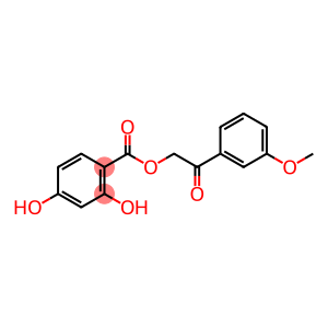 2-(3-methoxyphenyl)-2-oxoethyl 2,4-dihydroxybenzoate