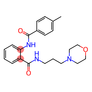 Benzamide, 2-[(4-methylbenzoyl)amino]-N-[3-(4-morpholinyl)propyl]-