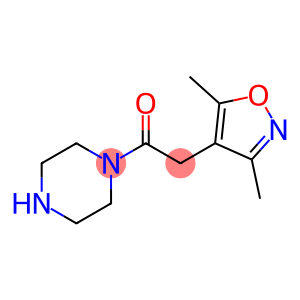 2-(3,5-dimethylisoxazol-4-yl)-1-(piperazin-1-yl)ethan-1-one