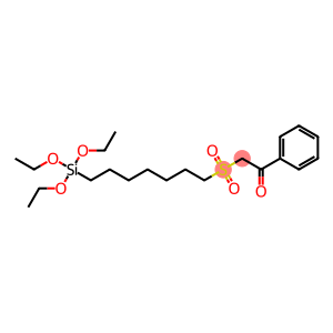 1-phenyl-2-(7-triethoxysilylheptylsulfonyl)ethanone