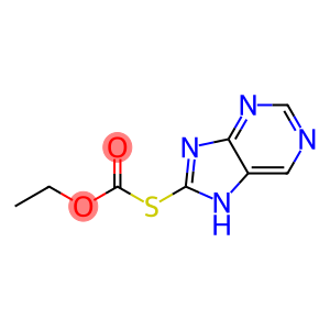 ethyl 7H-purin-8-ylsulfanylformate