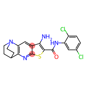 8-amino-N-(2,5-dichlorophenyl)-1,2,3,4-tetrahydro-1,4-ethanothieno[2,3-b][1,5]naphthyridine-7-carboxamide