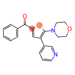 [5-(4-morpholinyl)-4-(3-pyridinyl)-2-thienyl](phenyl)methanone