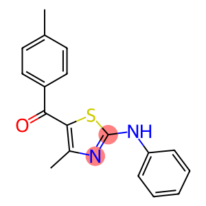 (2-anilino-4-methyl-1,3-thiazol-5-yl)(4-methylphenyl)methanone