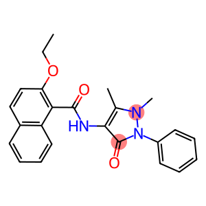 N-(1,5-dimethyl-3-oxo-2-phenyl-2,3-dihydro-1H-pyrazol-4-yl)-2-ethoxy-1-naphthamide