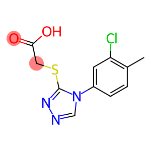 2-{[4-(3-氯-4-甲基苯基)-4h-1,2,4-三唑-3-基]硫烷基}乙酸