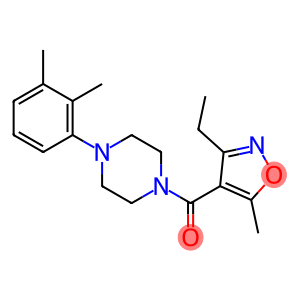 [4-(2,3-二甲基苯基)-1-哌嗪基](3-乙基-5-甲基-4-异噁唑基)-甲酮