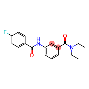 Benzamide, N,N-diethyl-3-[(4-fluorobenzoyl)amino]-