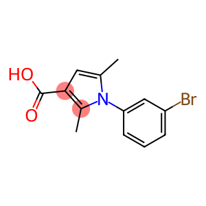 1H-Pyrrole-3-carboxylic acid, 1-(3-bromophenyl)-2,5-dimethyl-