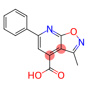 3-甲基-6-苯基-[1,2]噁唑并[5,4-B]吡啶-4-羧酸