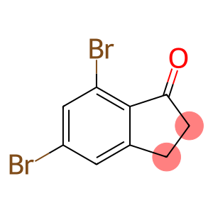 5,7-dibromo-2,3-dihydroinden-1-one