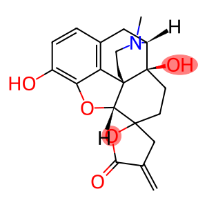 4,5-epoxy-3,6,14-trihydroxy-6-(2-carboxyallyl)-17-methylmorphinan gamma-lactone