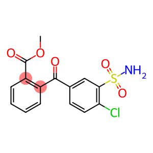 Benzoic acid, 2-[3-(aminosulfonyl)-4-chlorobenzoyl]-, methyl ester