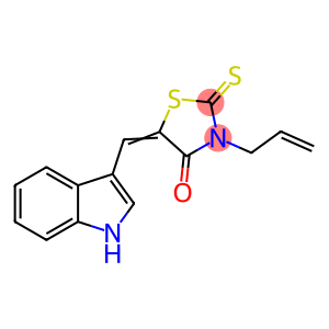 3-allyl-5-(1H-indol-3-ylmethylene)-2-thioxo-1,3-thiazolidin-4-one