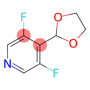 Pyridine, 4-(1,3-dioxolan-2-yl)-3,5-difluoro-