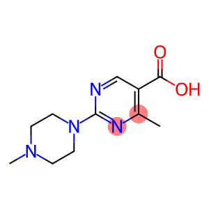 4-METHYL-2-(4-METHYL-1-PIPERAZINYL)-5-PYRIMIDINECARBOXYLIC ACID