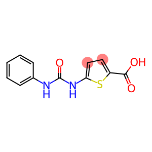 5-[(ANILINOCARBONYL)AMINO]THIOPHENE-2-CARBOXYLIC ACID