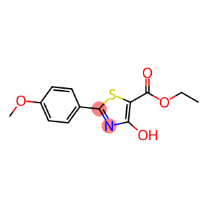 5-(Ethoxycarbonyl)-4-hydroxy-2-(4-methoxyphenyl)-1,3-thiazole, 4-[5-(Ethoxycarbonyl)-4-hydroxy-1,3-thiazol-2-yl]anisole