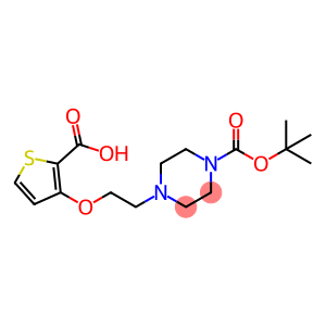 3-(2-[4-(TERT-BUTOXYCARBONYL)PIPERAZINO]ETHOXY)-2-THIOPHENECARBOXYLIC ACID