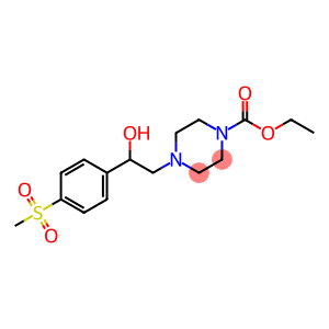 Ethyl 4-{2-hydroxy-2-[4-(methylsulfonyl)phenyl]ethyl}piperazine-1-carboxylate