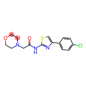 N-[4-(4-chlorophenyl)-1,3-thiazol-2-yl]-2-(morpholin-4-yl)acetamide