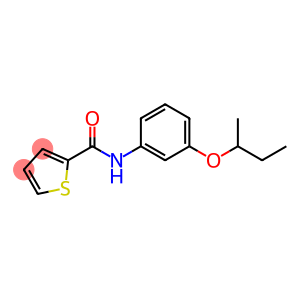 N-[3-(sec-butoxy)phenyl]-2-thiophenecarboxamide