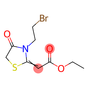 ETHYL (2Z)-[3-(2-BROMOETHYL)-4-OXO-1,3-THIAZOLIDIN-2-YLIDENE]ACETATE