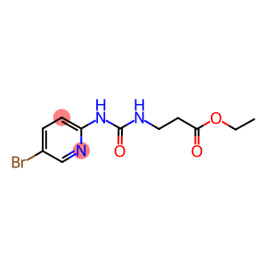 ETHYL 3-((N-(5-BROMO-2-PYRIDYL)CARBAMOYL)AMINO)PROPANOATE