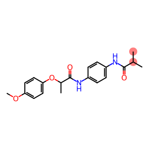 N-[4-(isobutyrylamino)phenyl]-2-(4-methoxyphenoxy)propanamide