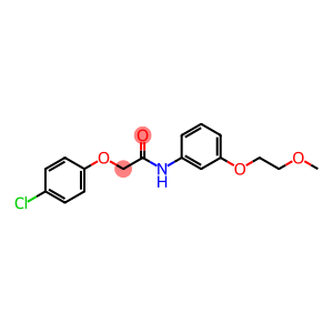 2-(4-chlorophenoxy)-N-[3-(2-methoxyethoxy)phenyl]acetamide