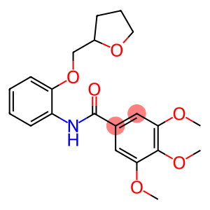 3,4,5-trimethoxy-N-[2-(tetrahydro-2-furanylmethoxy)phenyl]benzamide