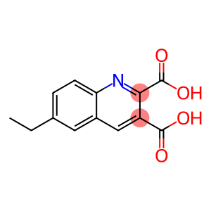 2,3-Quinolinedicarboxylic acid, 6-ethyl-