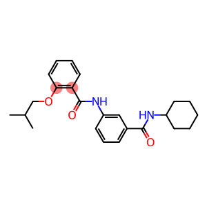 N-{3-[(cyclohexylamino)carbonyl]phenyl}-2-isobutoxybenzamide