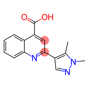 2-(1,5-DIMETHYL-1H-PYRAZOL-4-YL)-QUINOLINE-4-CARBOXYLIC ACID