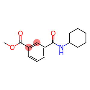 Benzoic acid, 3-[(cyclohexylamino)carbonyl]-, methyl ester