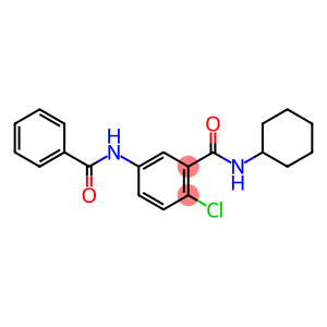 5-(benzoylamino)-2-chloro-N-cyclohexylbenzamide