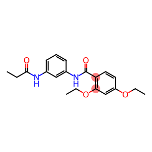 2,4-diethoxy-N-[3-(propionylamino)phenyl]benzamide